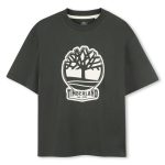 Logo Print T-Shirt Juniors - Pale Blue