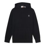 WOVEN BADGE (LB) HOODIE BLACK - Lemon Pepper