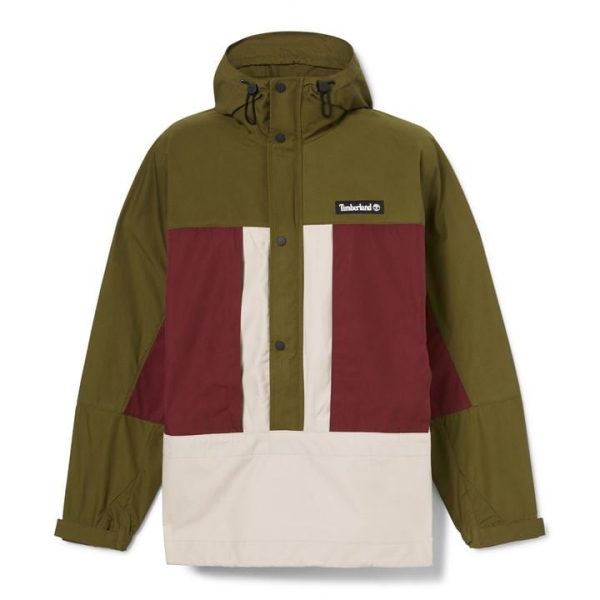 WOVEN BADGE RIPSTOP COACH JACKET BL -