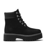Women's Platform Chukka Boots - Jet Black